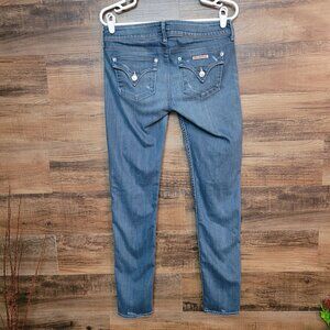 Hudson Jeans Size 28 Collin Flap Skinny Low Rise Medium Light Wash Western